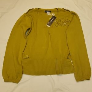 Jean Bourget Sweater with embroidered details